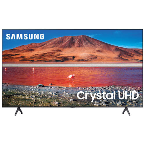 Samsung 55in 4K UHD HDR LED Tizen Smart TV (UN55TU7000FXZC) - Titan Grey OPEN BOX With One Year DC Canada Warranty